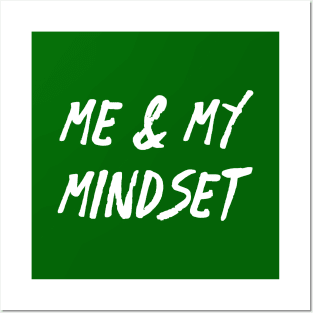 Me and My Mindset | Life | Quotes | Green Posters and Art